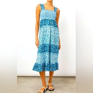 RAILS Sz L Rumi Dress in Teal/Floral